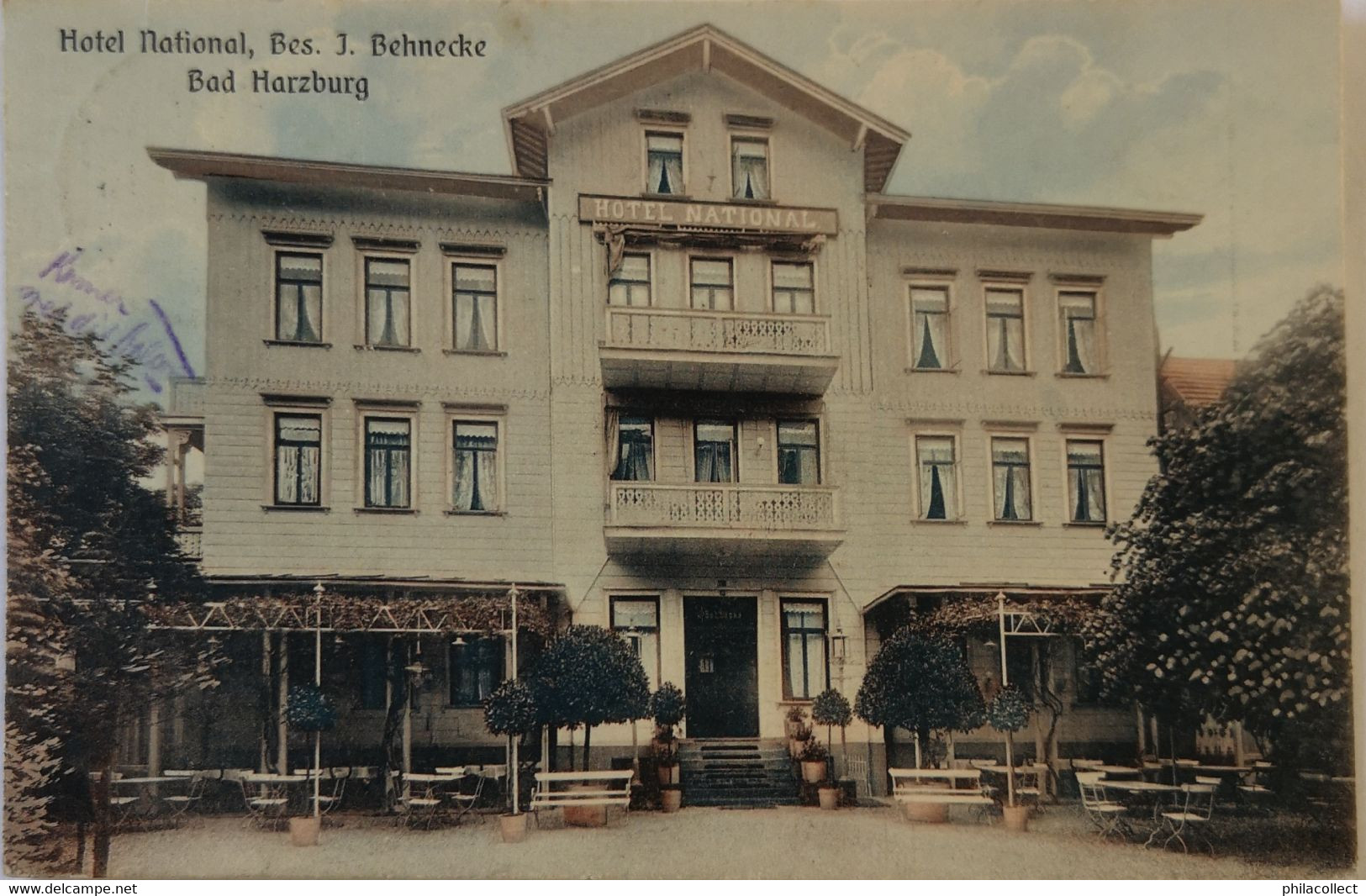 Bad Harzburg // Hotel National (color) 1911 - Bad Harzburg