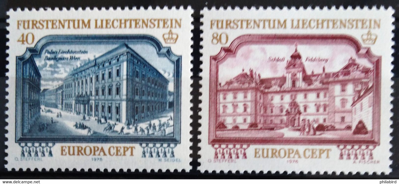 EUROPA 1978 - LIECHTENSTEIN                   N° 639/640                        NEUF** - 1978