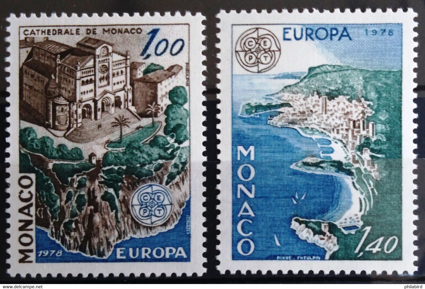 EUROPA 1978 - MONACO                   N° 1139/1140                        NEUF* - 1978