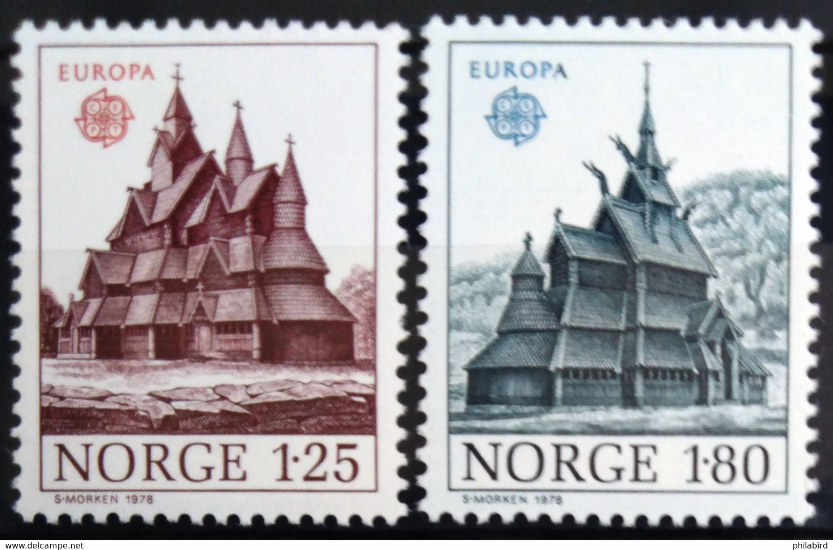 EUROPA 1978 - NORVEGE                  N° 725/726                        NEUF** - 1978