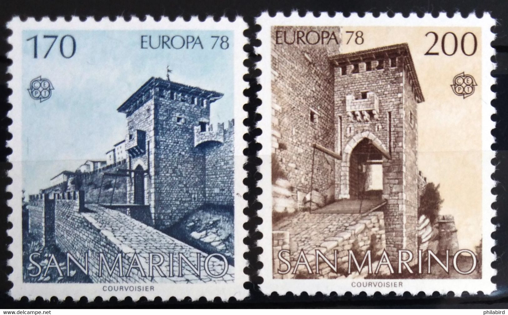 EUROPA 1978 - SAINT MARIN                  N° 955/956                        NEUF** - 1978