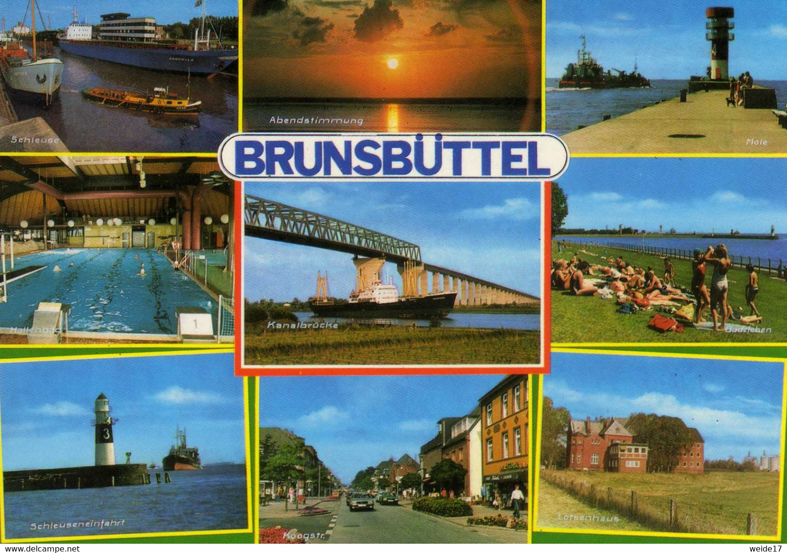 04329 -  MBK Aus Brunsbüttel Mit Kanalbrücke Und Schleuse - Brunsbüttel
