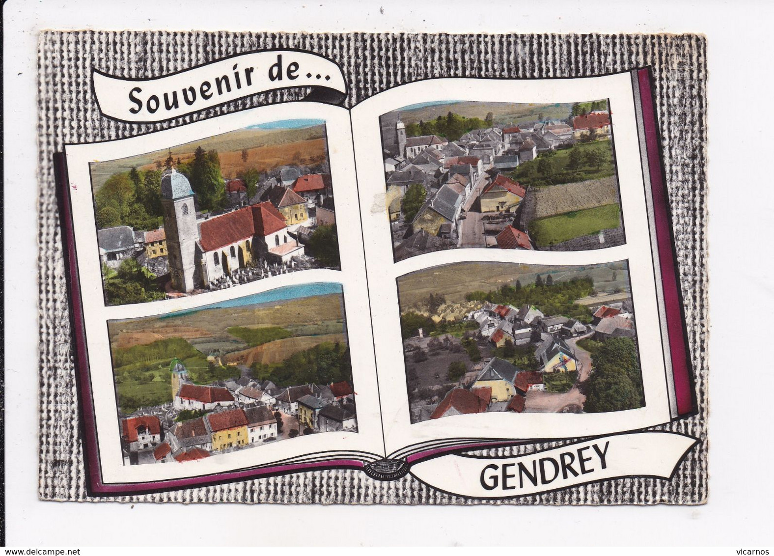 CP 39 GENDREY Souvenir Multivues - Gendrey