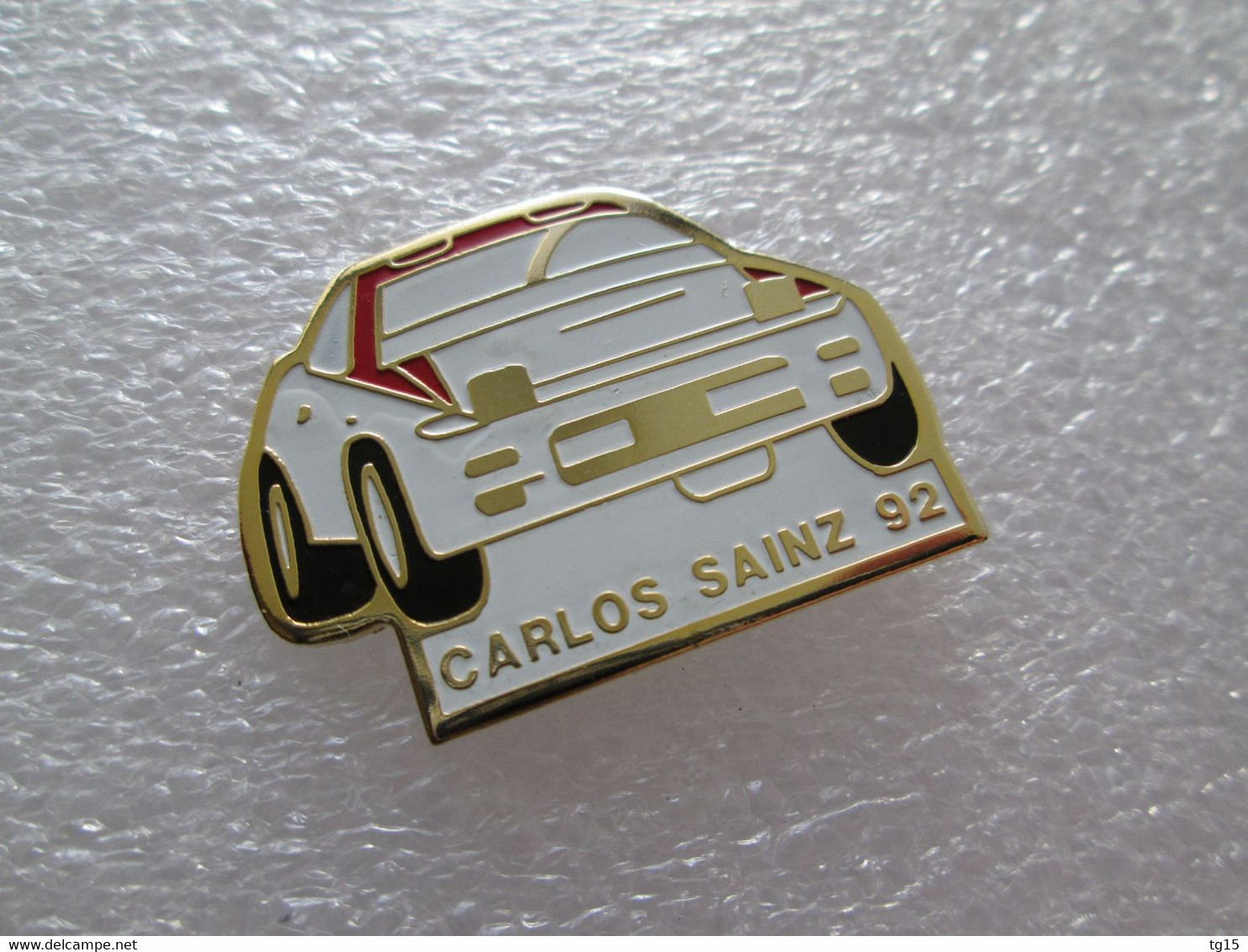 PIN'S    TOYOTA  CELICA   RALLYE   CARLOS SAINZ    92 - Toyota