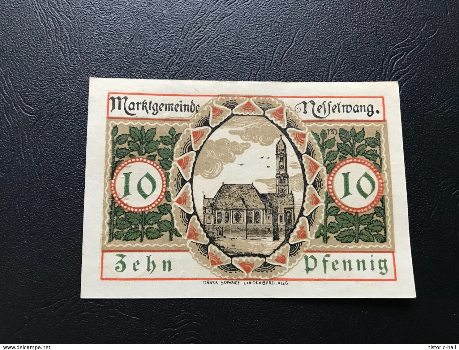 Notgeld - Billet Necéssité Allemagne - 10 Pfennig - Nesselwang   - Novembre 1918 - Zonder Classificatie