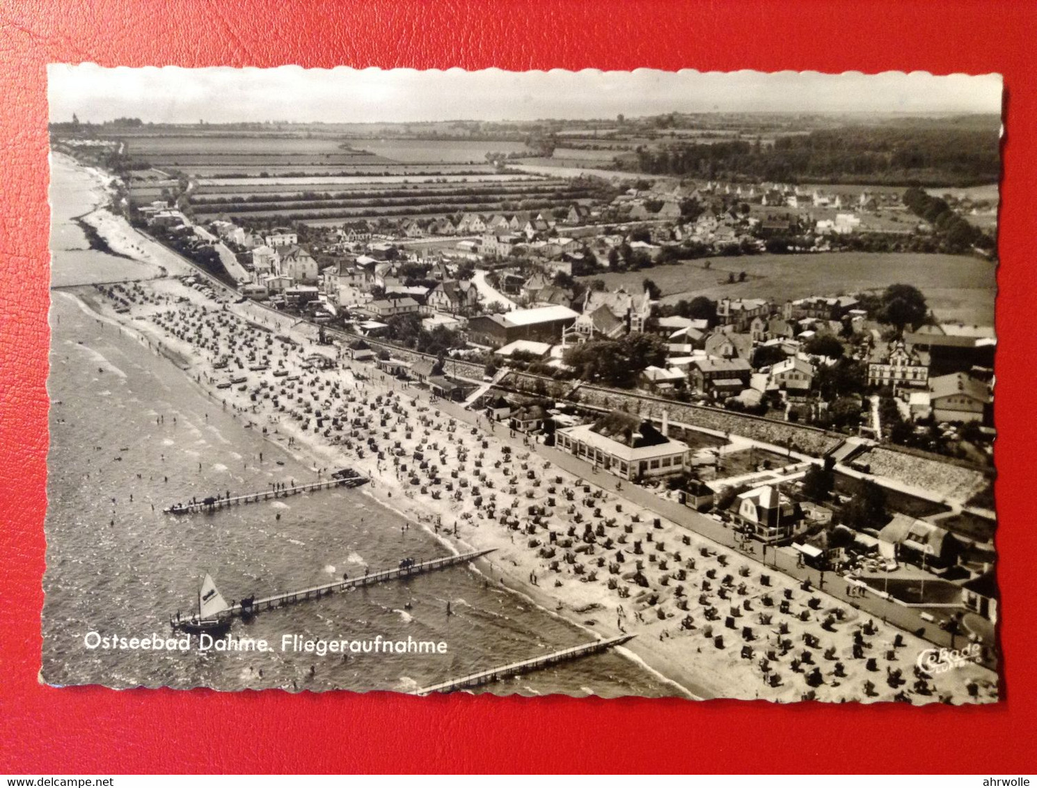 AK Ostseebad Dahme Fliegeraufnahme 1960 Sonderstempel - Dahme