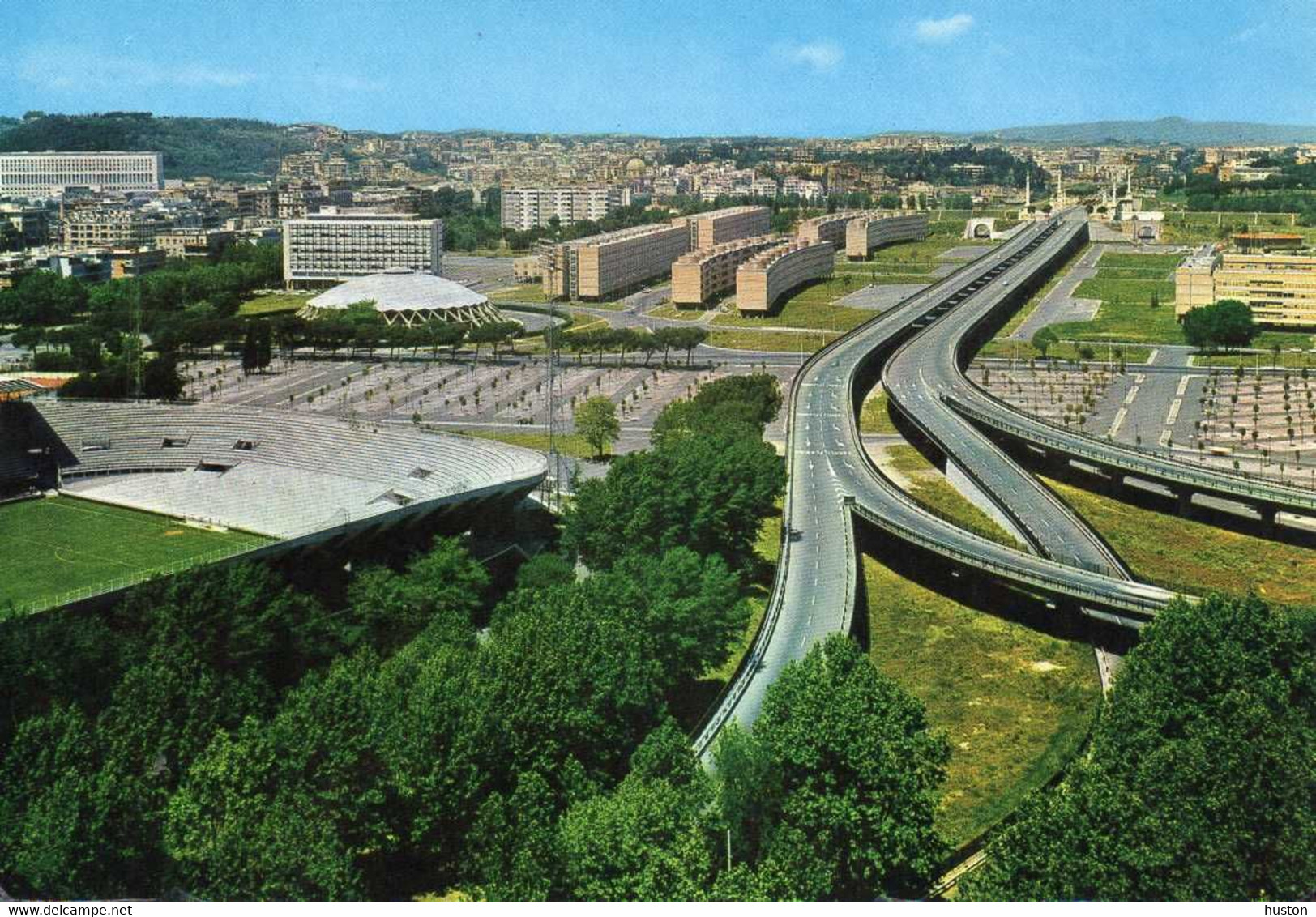 ROMA - Vue Du Village Olympique - Stades & Structures Sportives