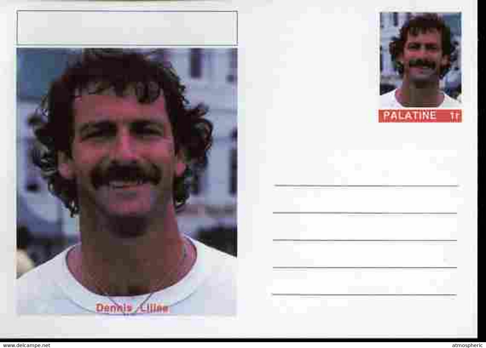 Palatine (Fantasy) Personalities - Dennis Lillee (cricket) Postal Stationery Card Unused And Fine - Cricket