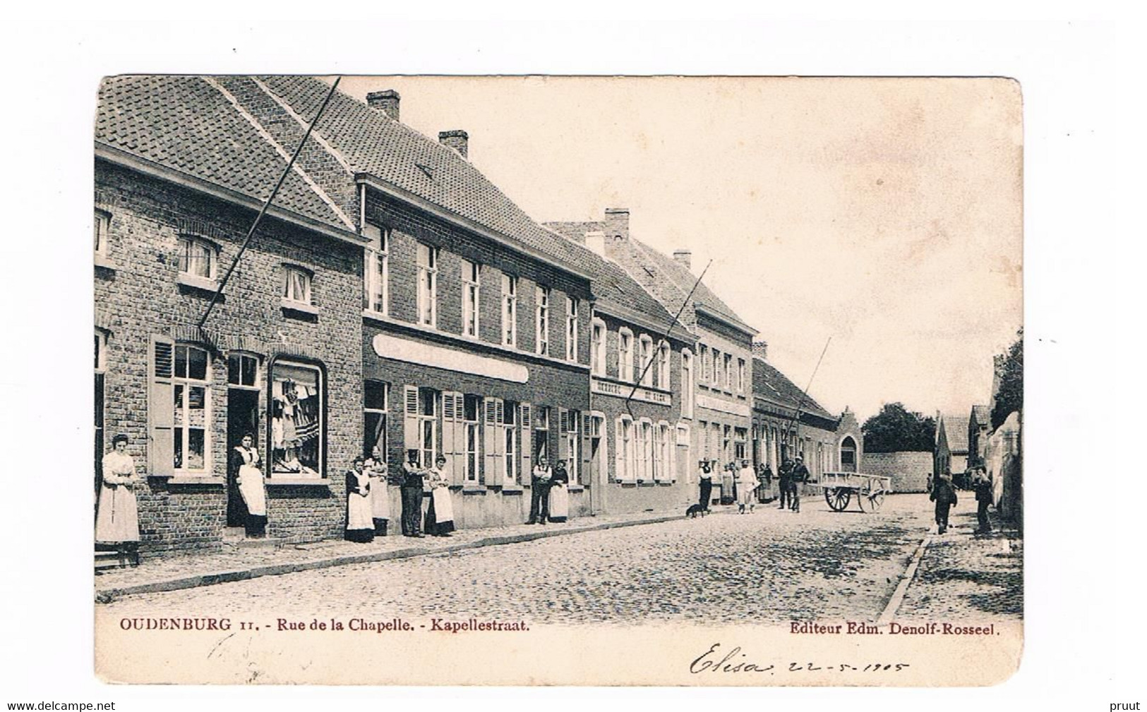 Kapellestraat - Oudenburg TOP ZELDZAME KAART - Oudenburg