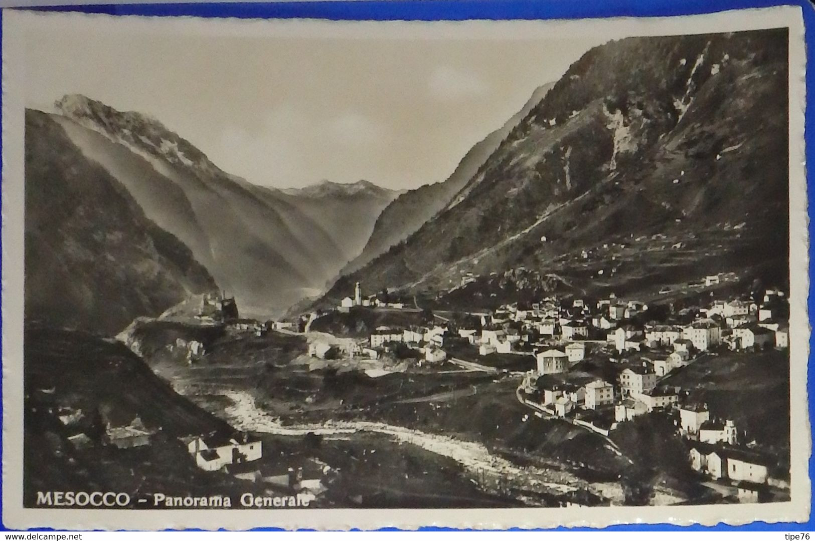 Suisse Carte Photo Mesocco Panorama Generale - Mesocco