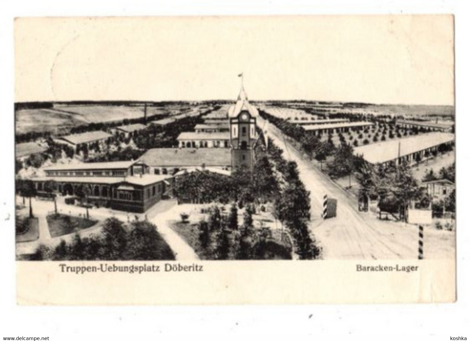 DOBERITZ - Truppen Uebungsplatz - Baracken Lager - Feldpost 1915 - Dallgow-Doeberitz