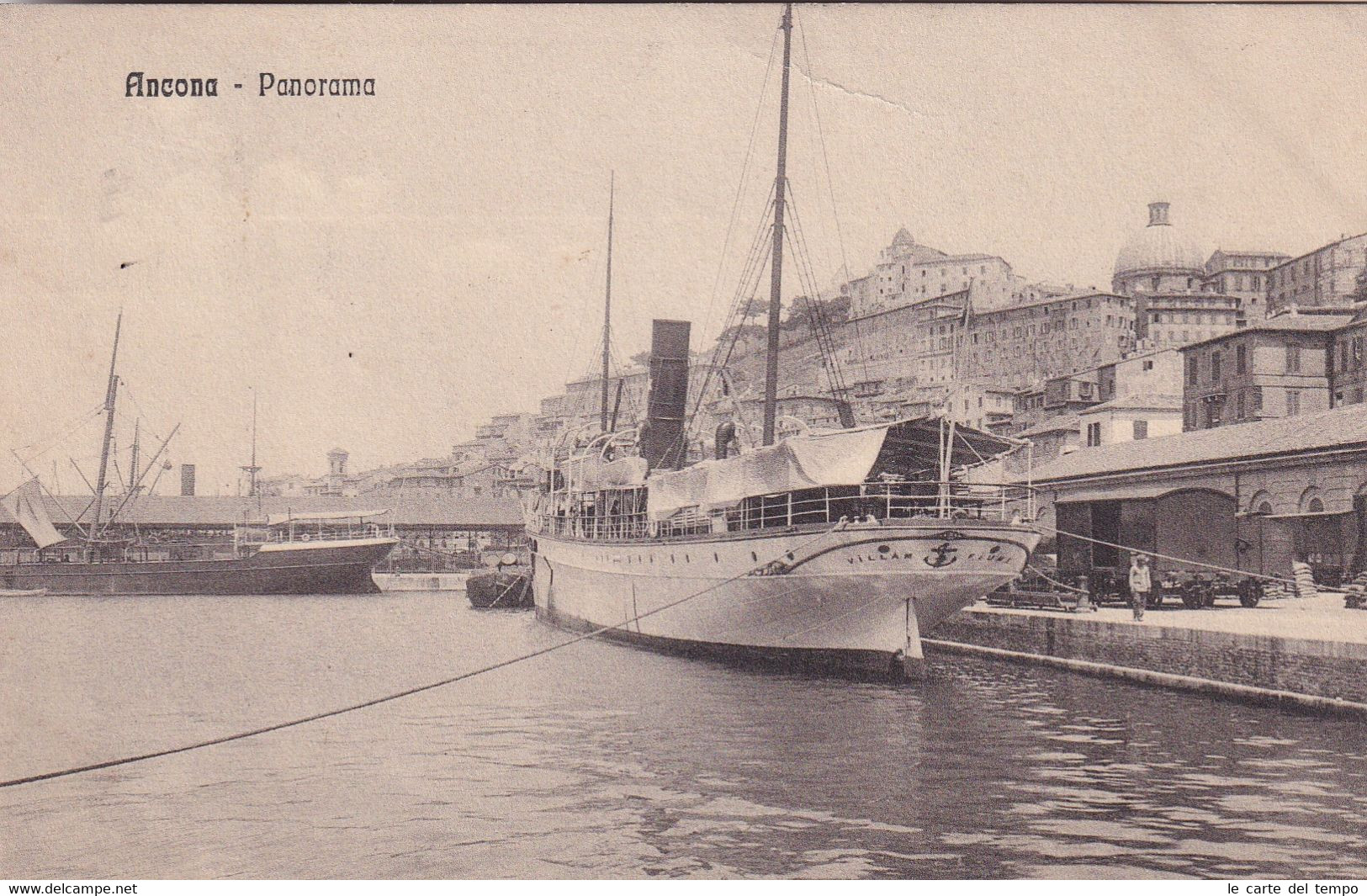 Cartolina Ancona - Panorama. 1911 - Ancona