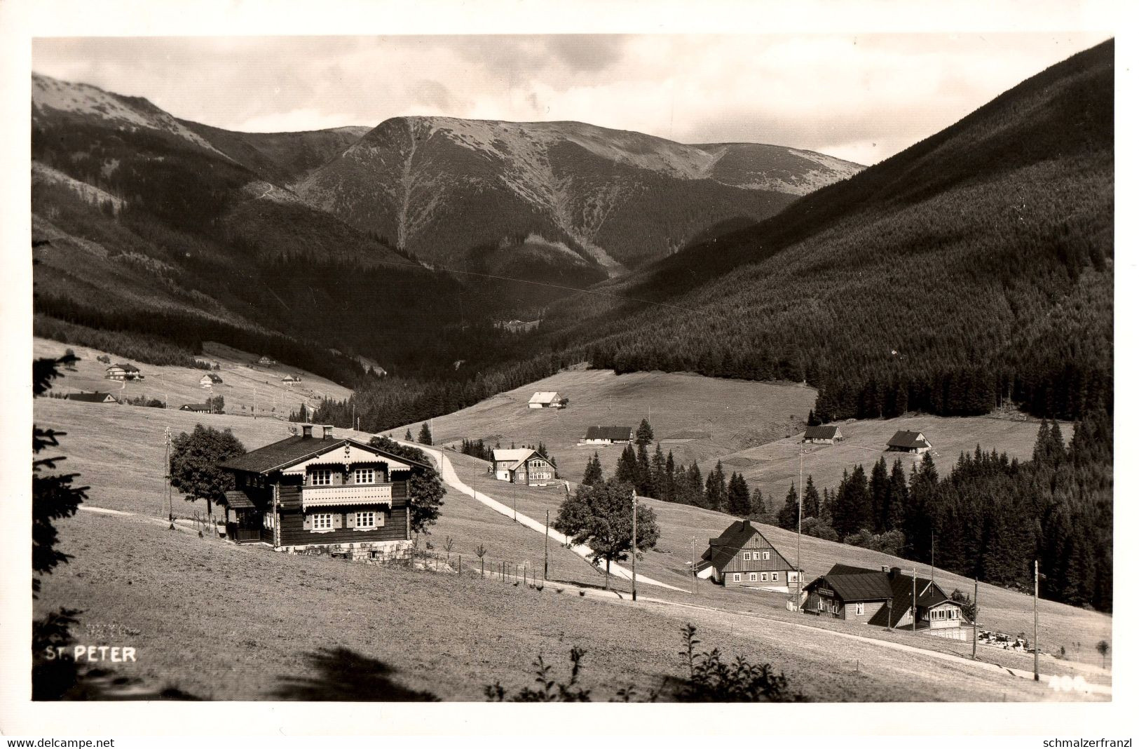 AK St Sankt Peter Svaty Petr Spindlermühle Spindleruv Mlyn Baude Restaurant Annenruh Annina Zatisi Bouda Riesengebirge - Sudeten