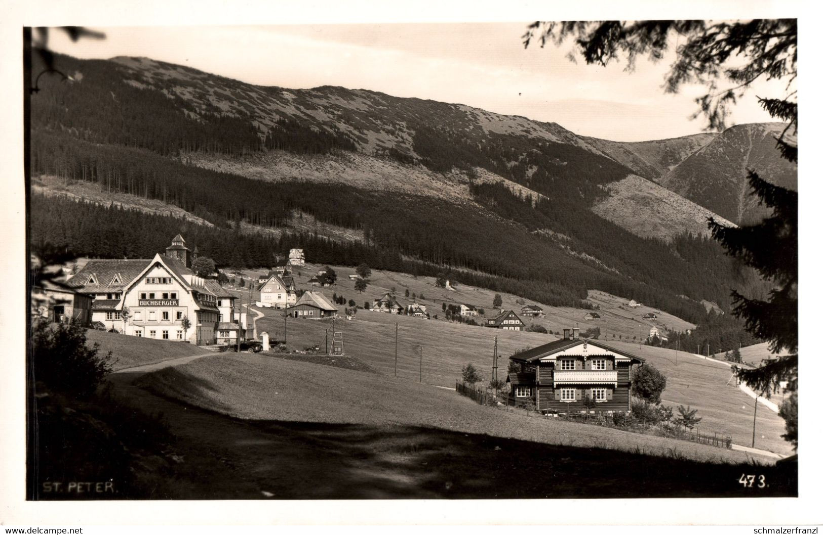 AK St Sankt Peter Svaty Petr Spindlermühle Spindleruv Mlyn Sport Hotel Buchberger Baude Bouda Restaurant Riesengebirge - Sudeten