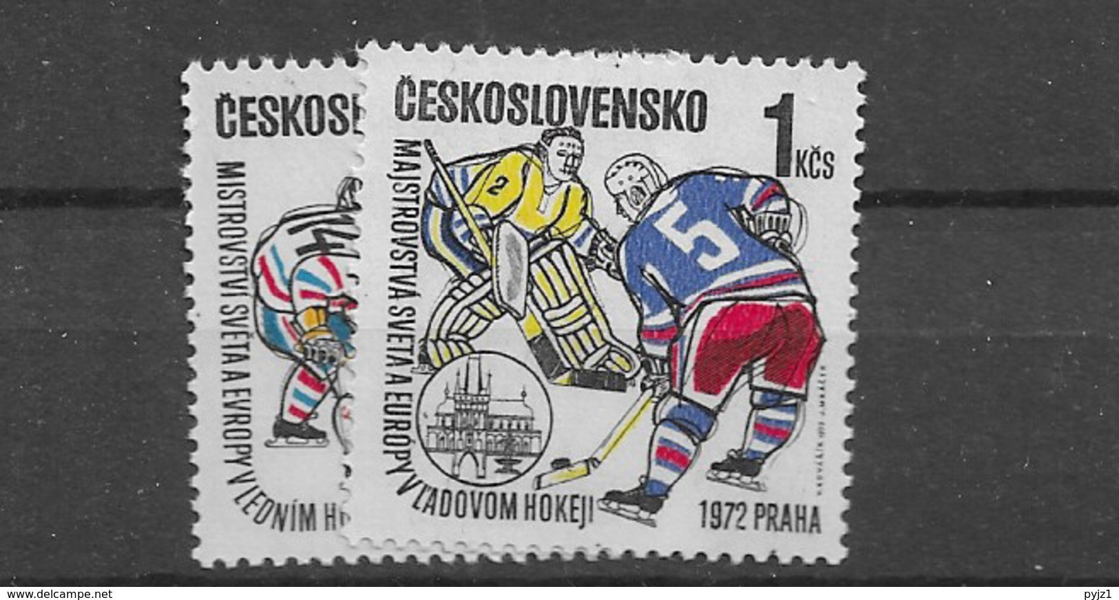 1972 MNH  Tschechoslowalei,Michel 2065-66,  Postfris** - Unused Stamps