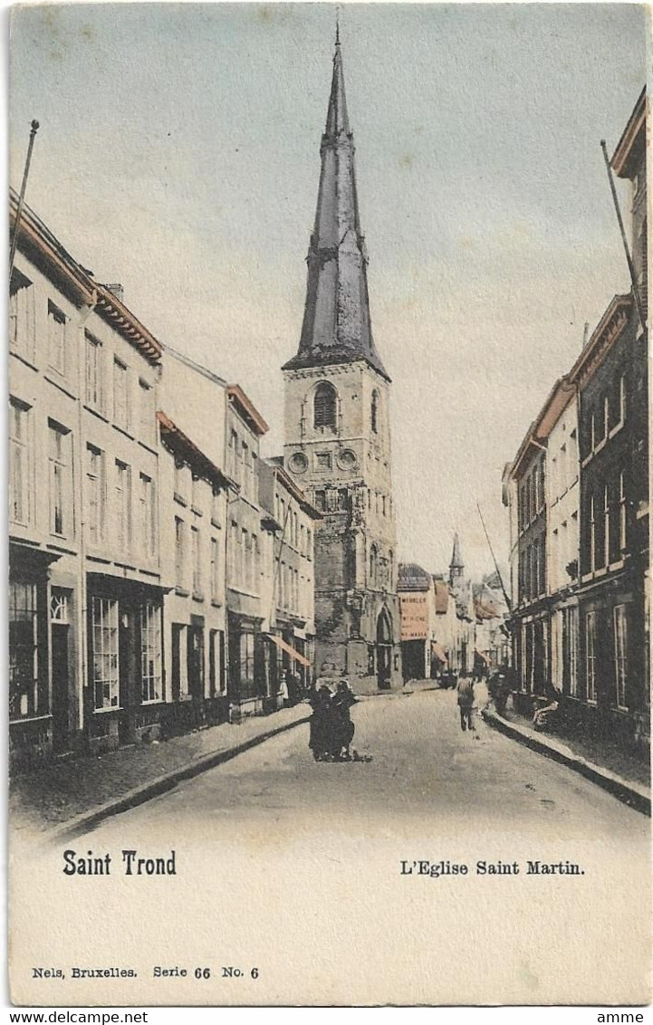 Sint-Truiden  - Saint-Trond  *   L'Eglise Saint Martin (Nels,6 Coloré ) - Sint-Truiden