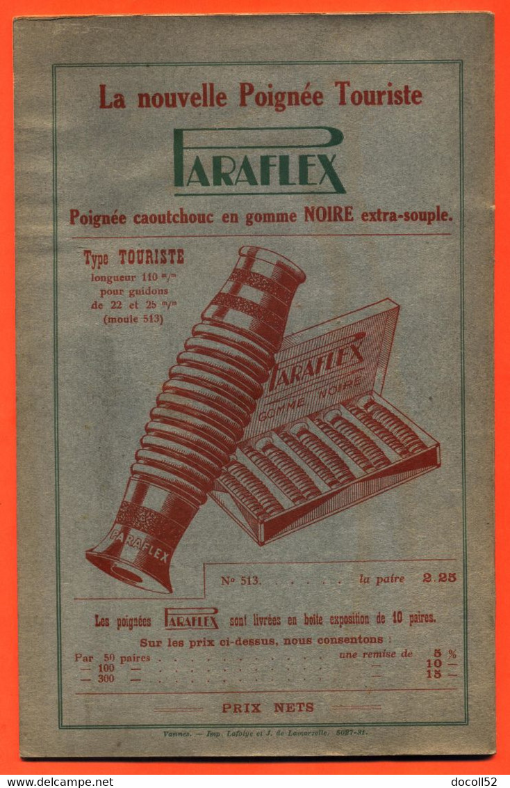 Livret De 1931 TUROVER Caoutchouc Manufacturé Ets A Candelé à Dijon - 28 Pages - Tarifs Articles Automobiles - Bourgogne