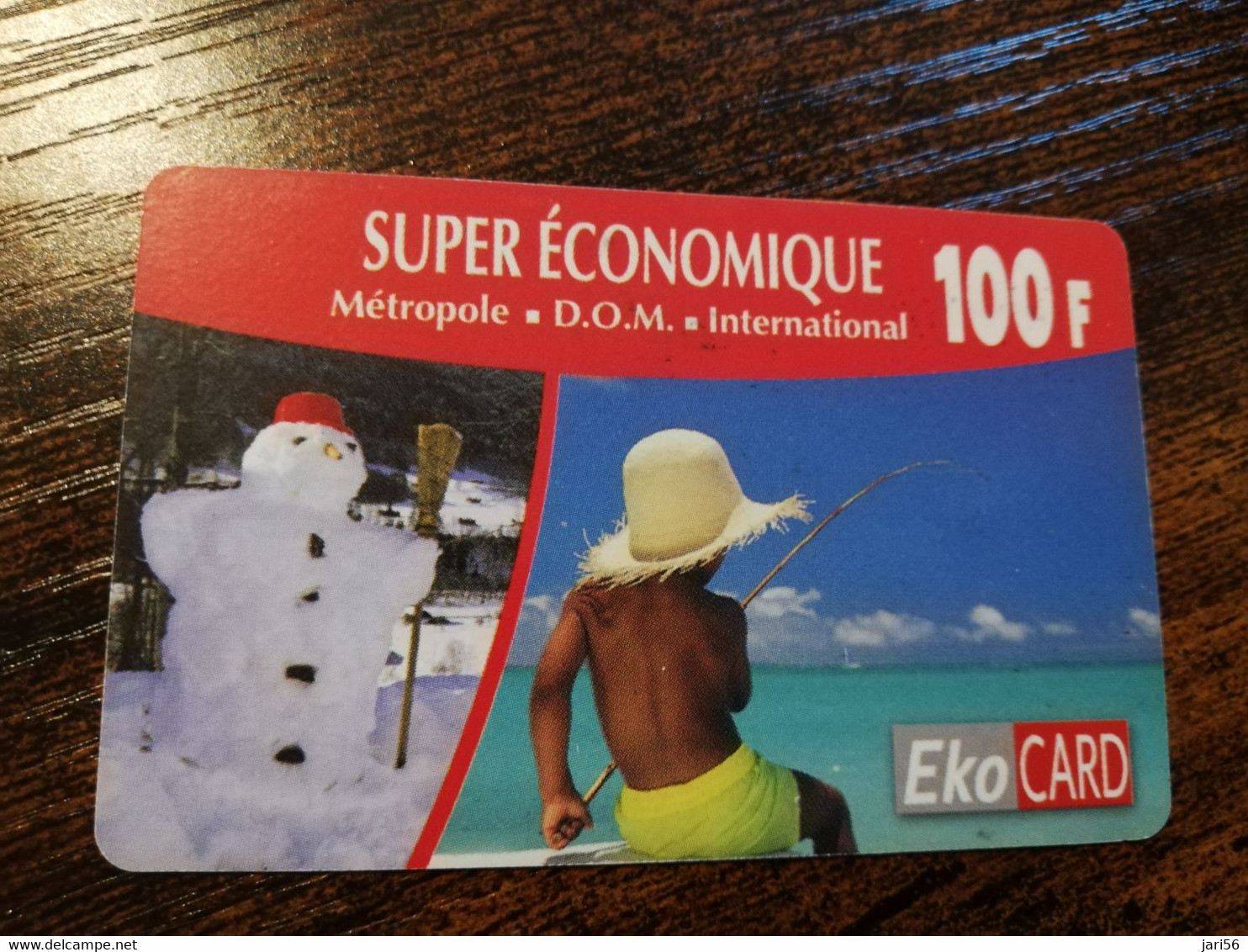 ST MARTIN  EKO CARD   100 FF ANTF /EK50/ SNOWMAN BOY        ** 6769 ** - Antillas (Francesas)