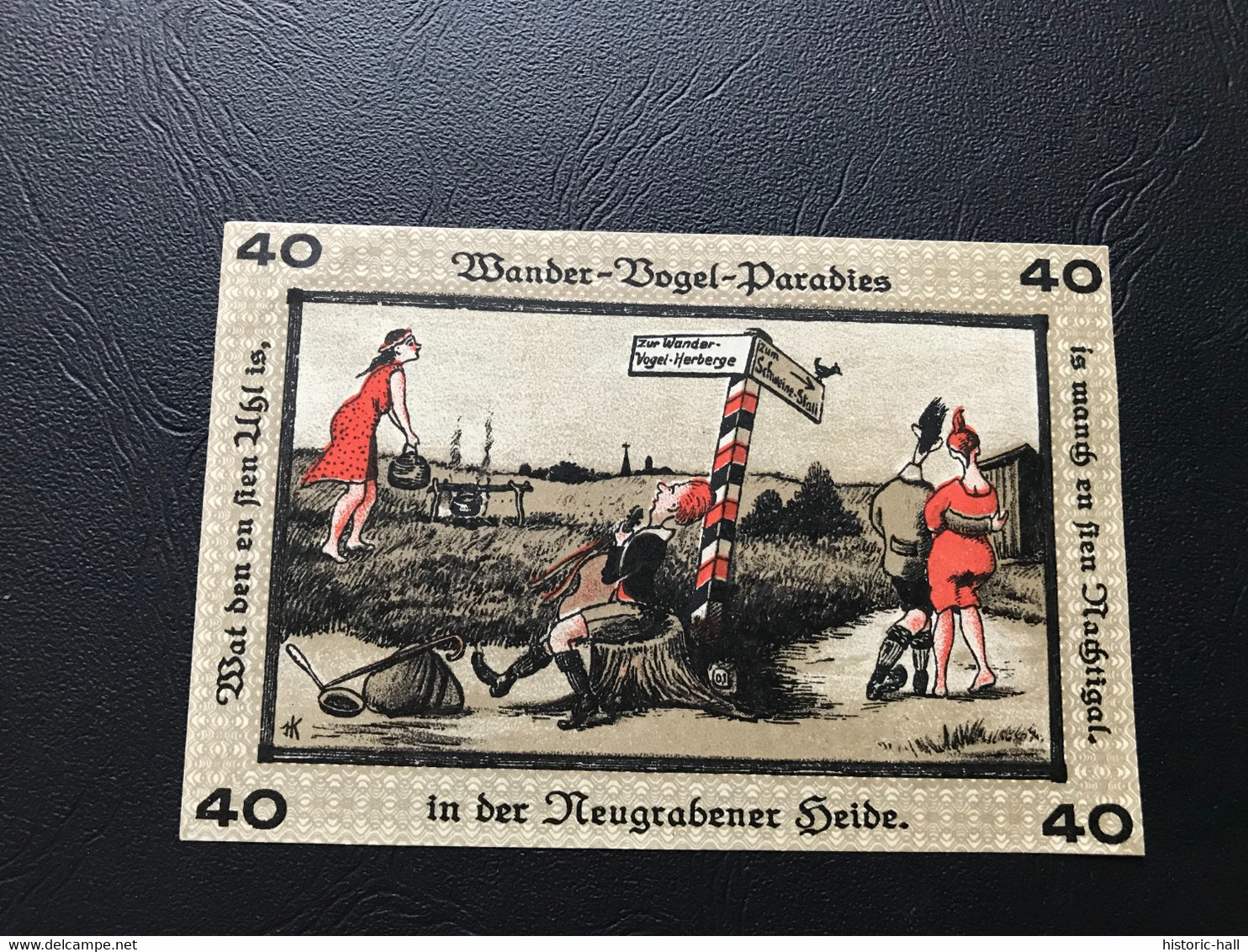 Notgeld - Billet Necéssité Allemagne - 40 Pfennig - Neugraben Hausbruch   - 15 Aout 1921 - Zonder Classificatie