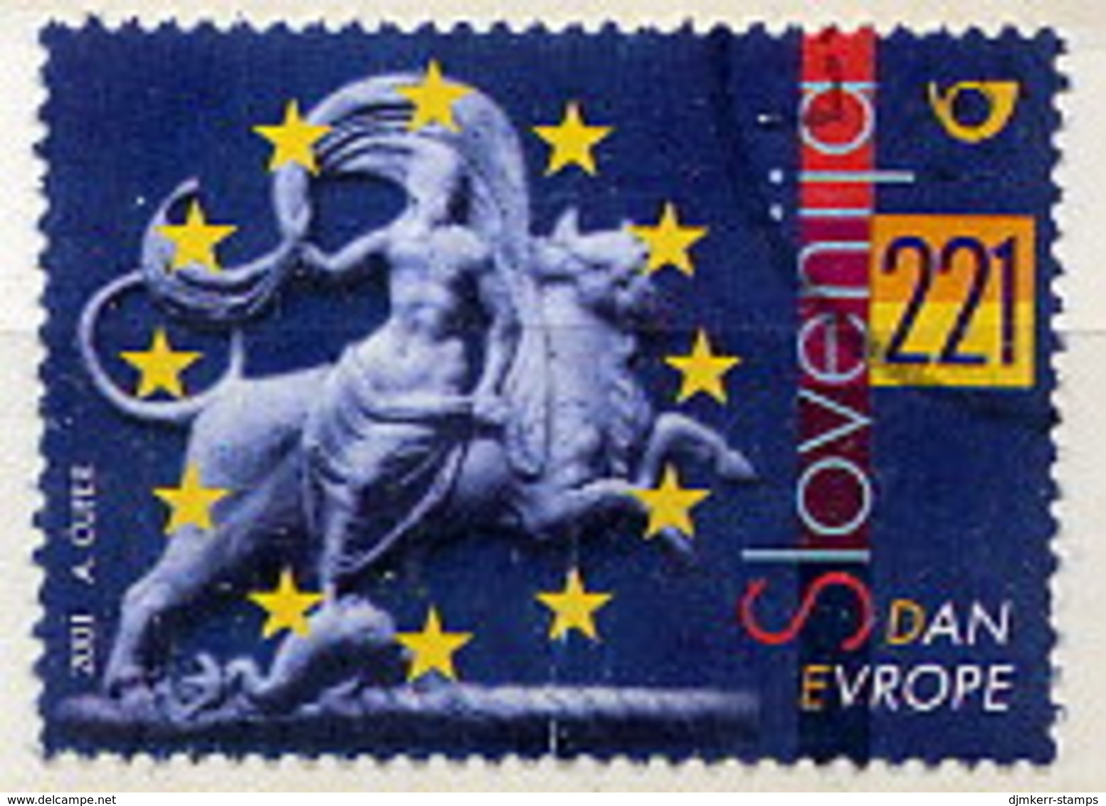 SLOVENIA 2001 Europe Day Used. Michel 348 - Slovénie