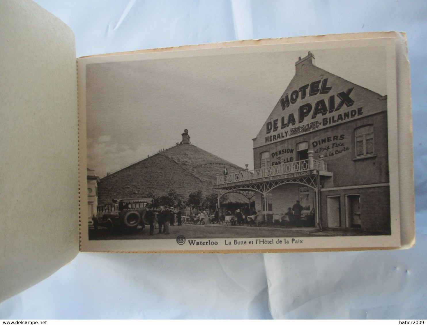 WATERLOO rare et beau carnet 10 vues photo ALBERT - phototypie DOHMEN Bruxelles - tbe