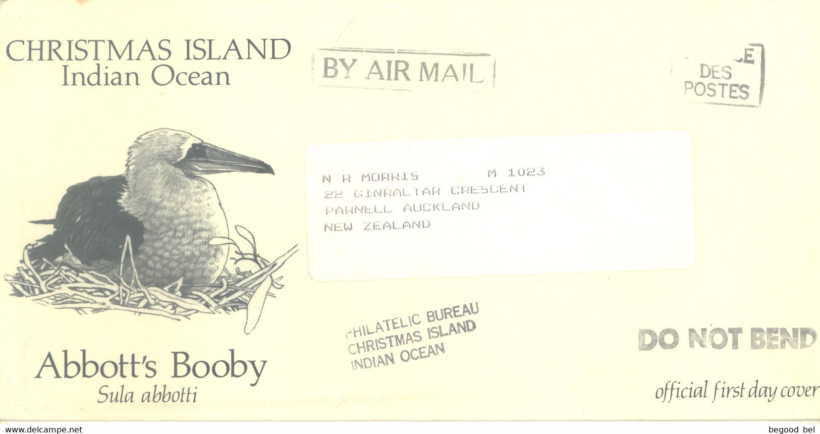 CHRISTMAS ISLAND - SERVICE DES POSTES - ABBOTT'S BOOBY - Lot 24693 - Christmas Island