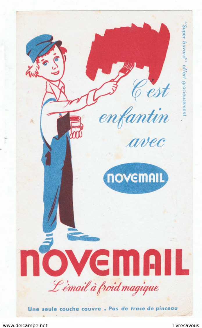 Buvard C'est Enfantin Avec Novemail Novemail L'émail à Froid Magique - Paints