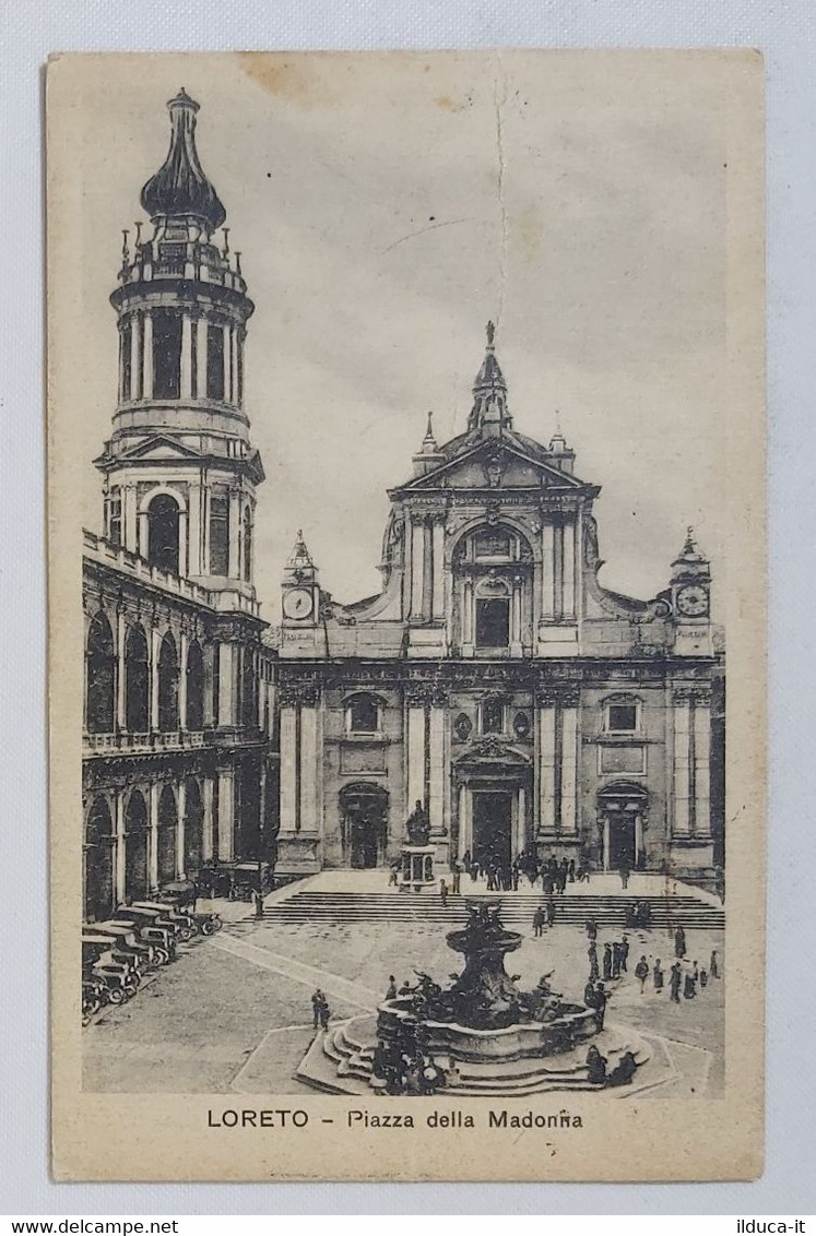 98457 Cartolina - AN - Loreto - Piazza Della Madonna - VG 1936 - Ancona