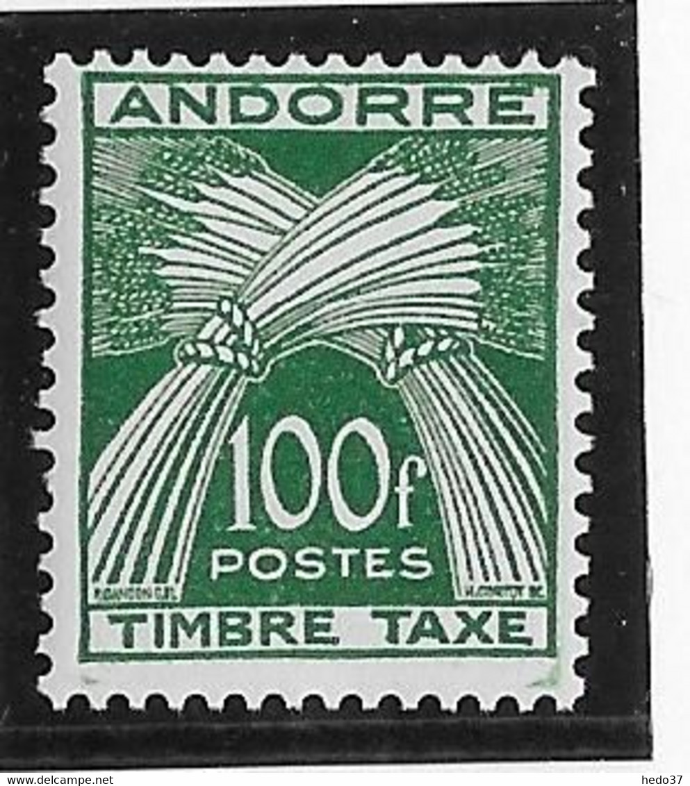 Andorre Taxe N°41 - Neuf ** Sans Charnière - TB - Ungebraucht