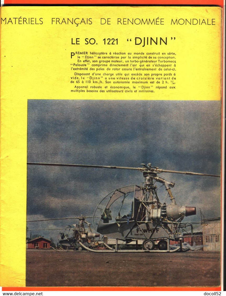 Catalogue HISPANO SUIZA Turbo Réacteurs , Trains D'attérrissage , Moteurs Diesel - Nombreuses Illustrations " 48 Pages - Luftfahrt & Flugwesen