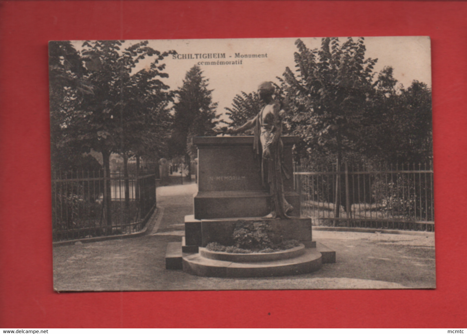 CPA  -  Schiltigheim  -  Monument Commémoratif - Schiltigheim