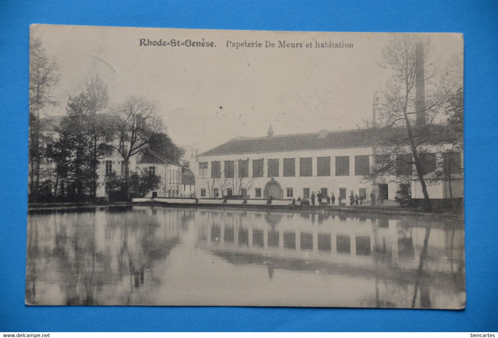 Rhode-St-Genèse 1914: Papeterie De Maurs Et Habitation Animée - St-Genesius-Rode