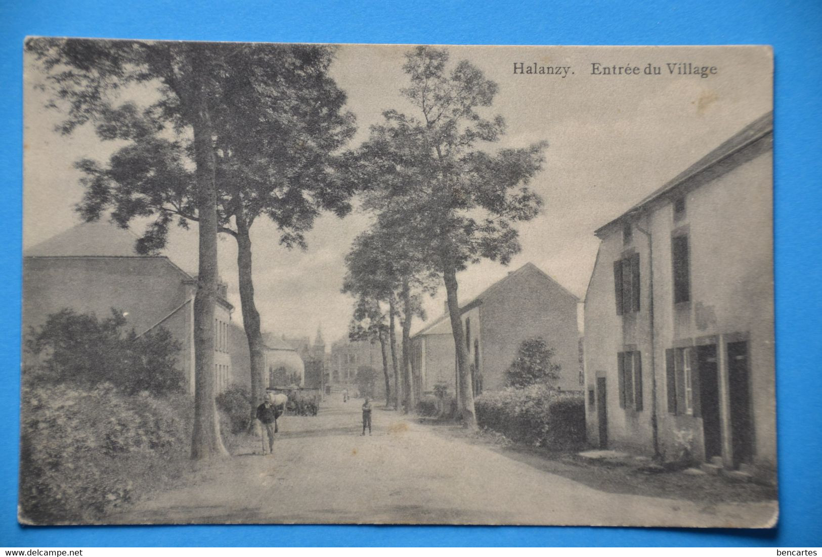 Halanzy 1910: Entrée Du Village Animée - Aubange