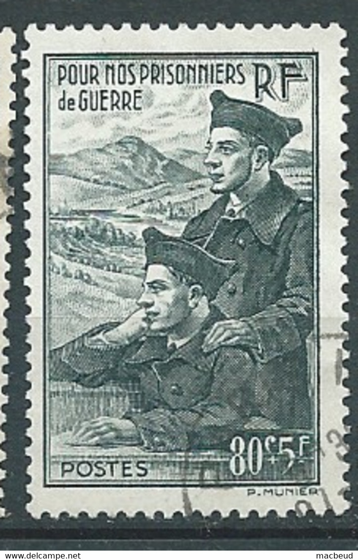 France - Yvert N° 474 Oblitéré  ( Yvert Cote 1,90  Euros -  Bip 6906 - Oblitérés