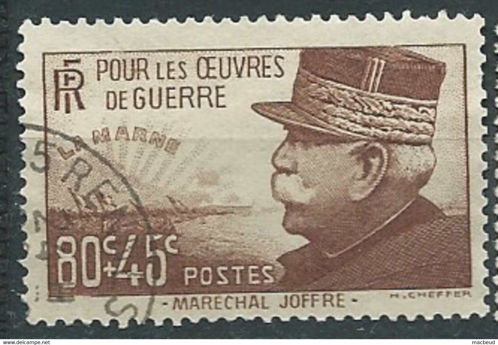 France - Yvert N° 454 Oblitéré  ( Yvert Cote 7  Euros -  Bip 6908 - Used Stamps
