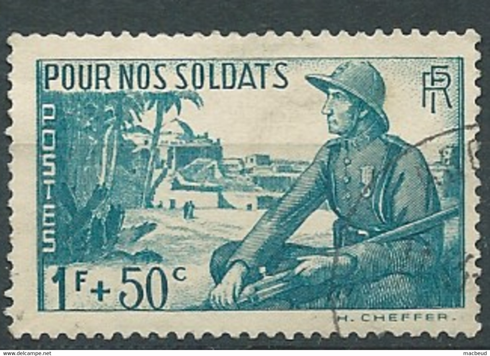 France - Yvert N° 452 Oblitéré  ( Yvert Cote 3  Euros -  Bip 6910 - Used Stamps
