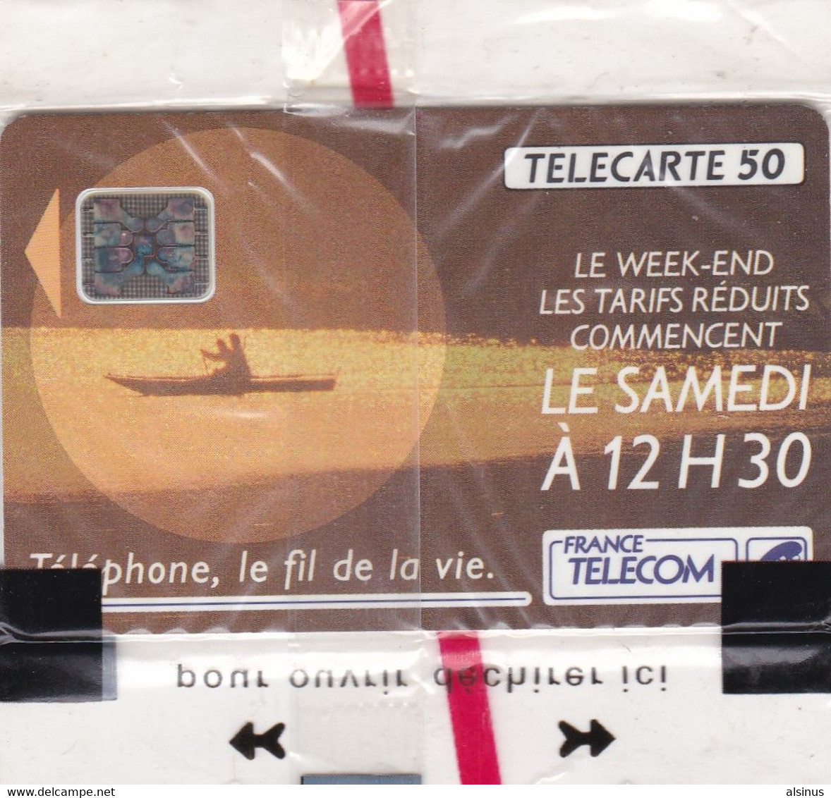 TELECARTES - LE WEEK END LES TARIFS REDUITS COMMENCENT LE SAMEDI A 12 H 30 - 50 UNITES - SOUS BLISTER - Opérateurs Télécom