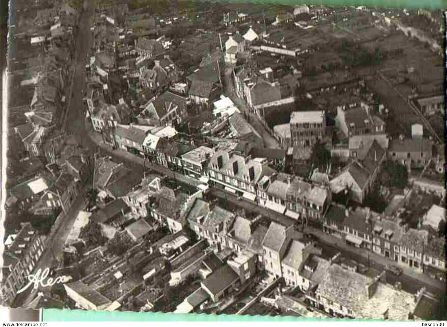 EQUEURDREVILLE - Carte Aérienne Sur RUES Gambetta Et De La Paix - Equeurdreville