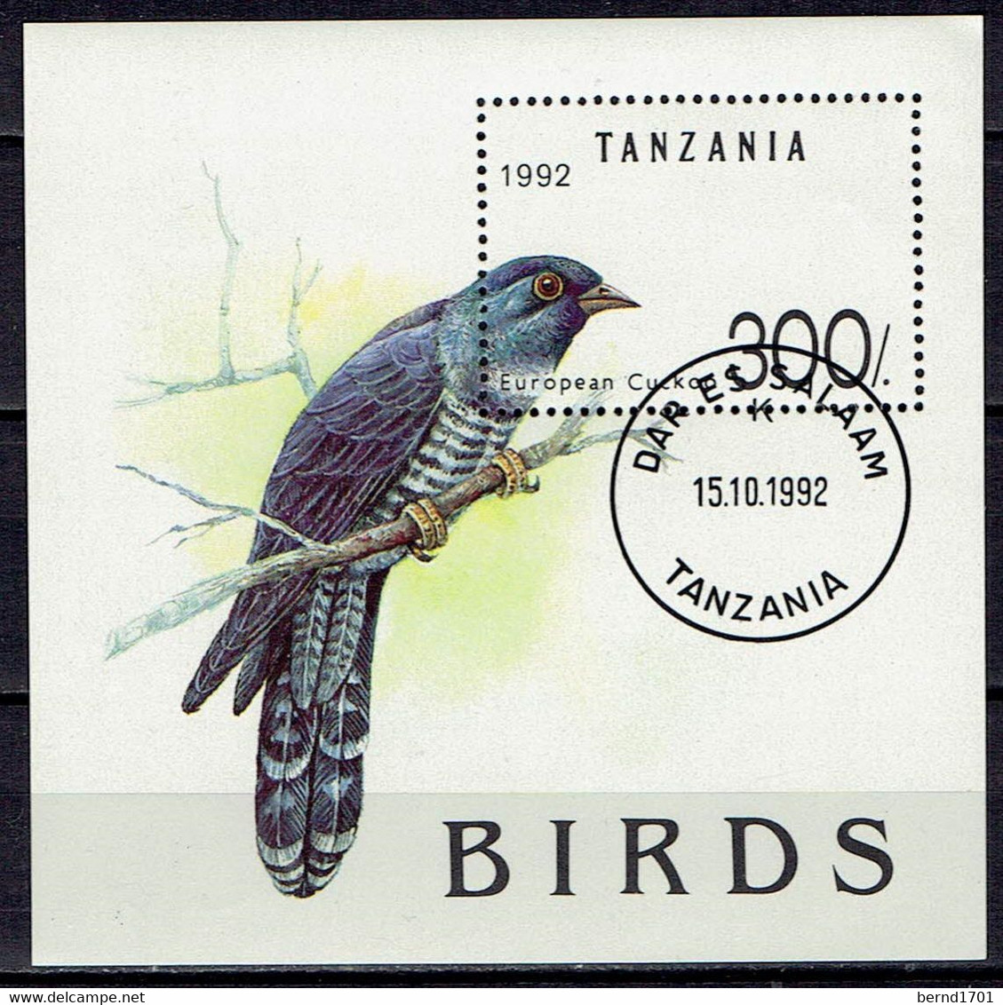 Tansania - Mi-Nr Block 190 Gestempelt / Used (I1073) - Cuckoos & Turacos