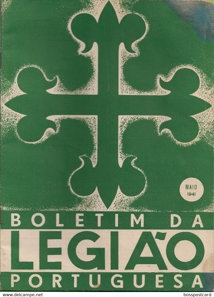 Porto - Lisboa - Viseu - Boletim Da Legião Portuguesa De Maio De 1941 - Estado Novo - República - Portugal - Andere & Zonder Classificatie