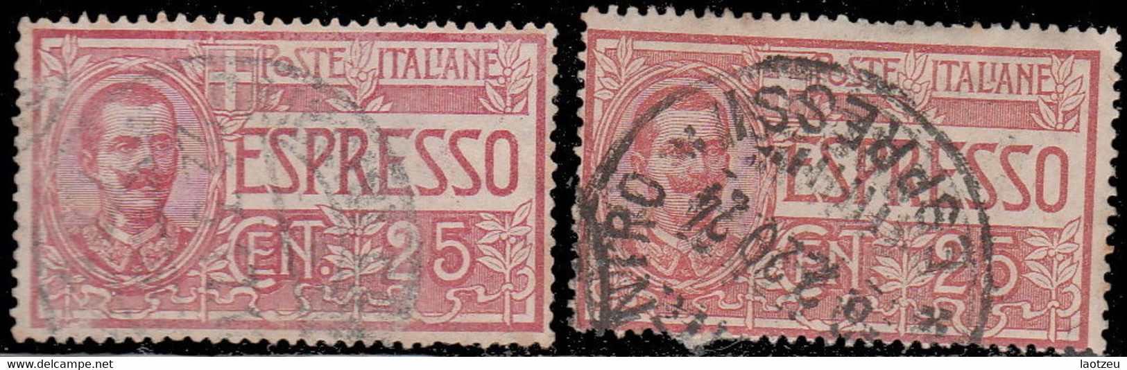 Italie Expres 1903. ~ Ex 1 (par 2) - Victor-Emmanuel III - Eilsendung (Eilpost)