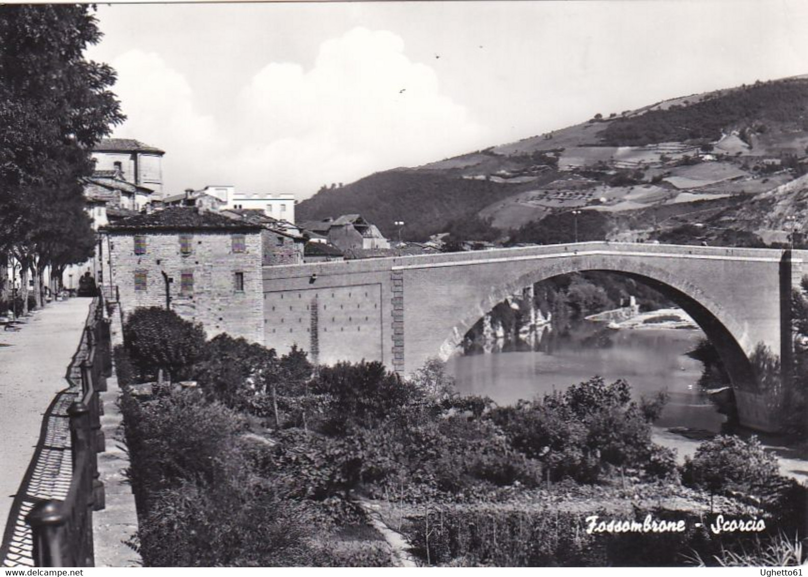 Fossombrone - Pesaro - Scorcio Viaggiata 1966 - Pesaro