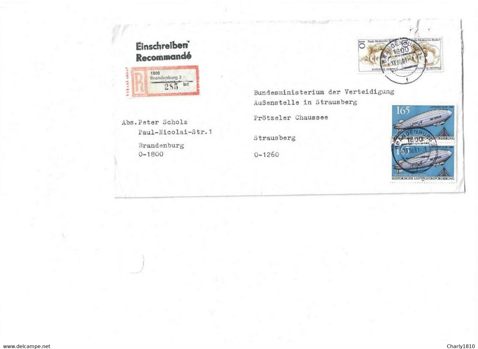 R Zettel Von 1800 Brandenburg - R- & V- Labels