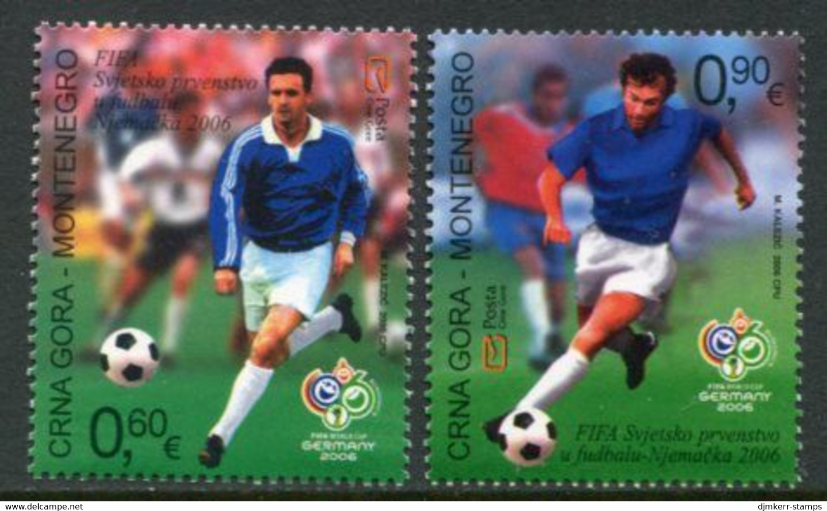 MONTENEGRO  2006 Football World Cup MNH / **.  Michel 118-19 - Montenegro