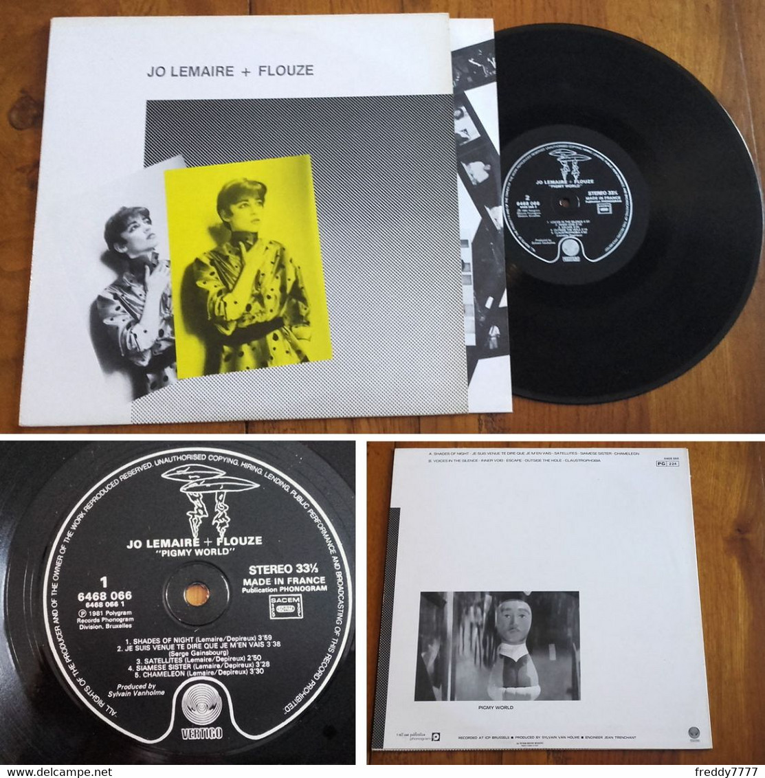RARE French LP 33t RPM (12") JO LEMAIRE + FLOUZE (Serge Gainsbourg, 1981) - Collectors