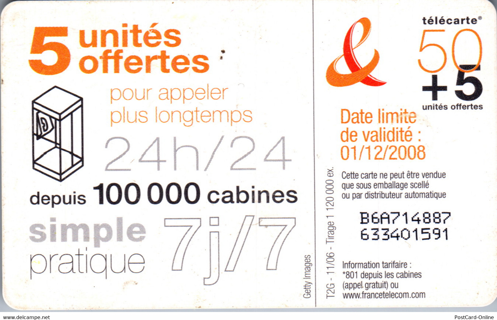 27179 - Frankreich - Telecarte - 2006