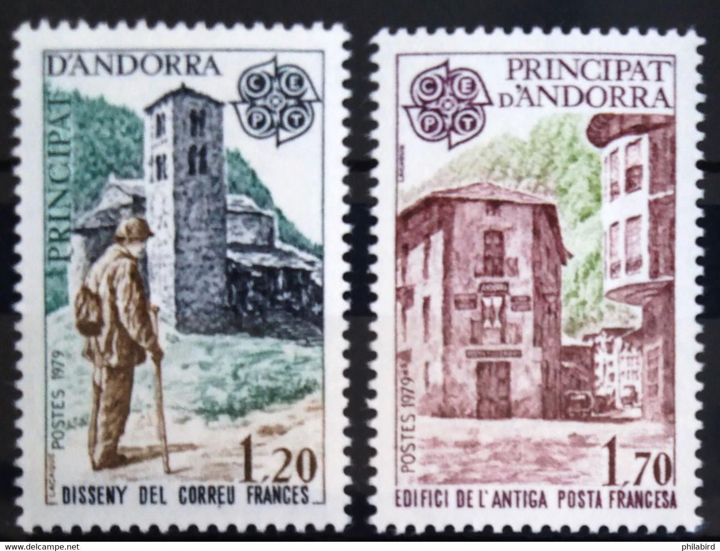 EUROPA 1979 - ANDORRE FRANCAIS                    N° 276/277                       NEUF* - 1979