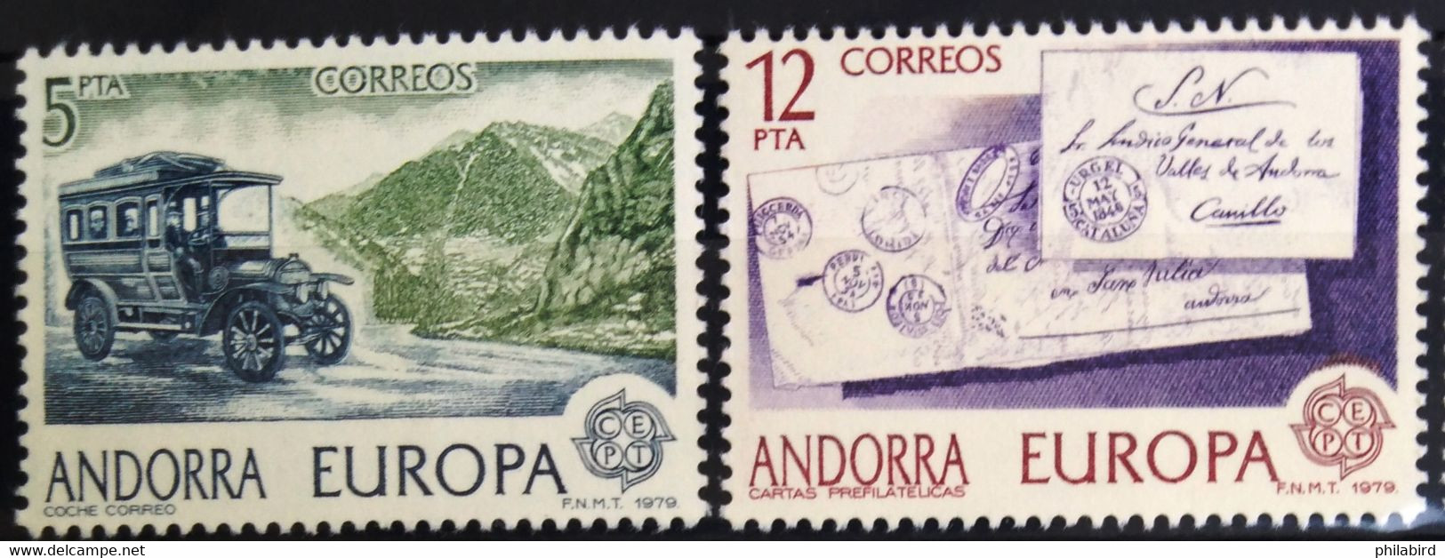 EUROPA 1979 - ANDORRE ESPAGNOL                    N° 116/117                       NEUF** - 1979