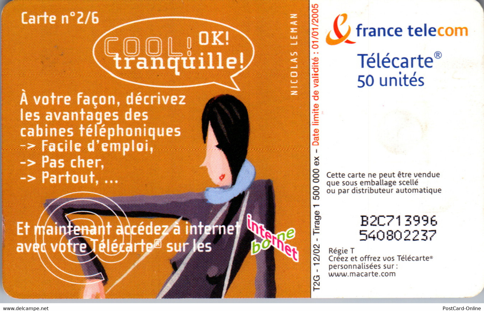 27257 - Frankreich - Motiv , Carte N° 2/6 - 2002