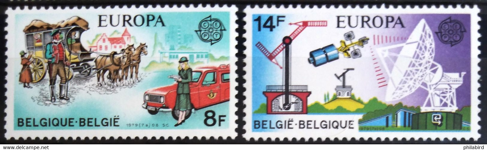 EUROPA 1979 - BELGIQUE                   N° 1925/1926                       NEUF** - 1979